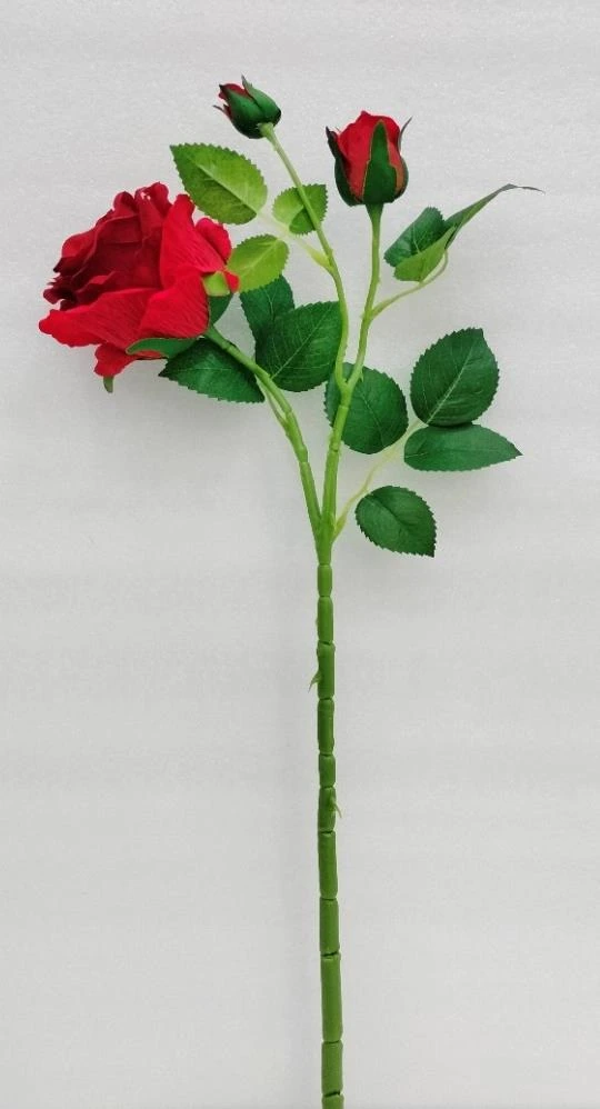 Soft Rose Big Stick x1 ( 1 big 2 bud) 65cm